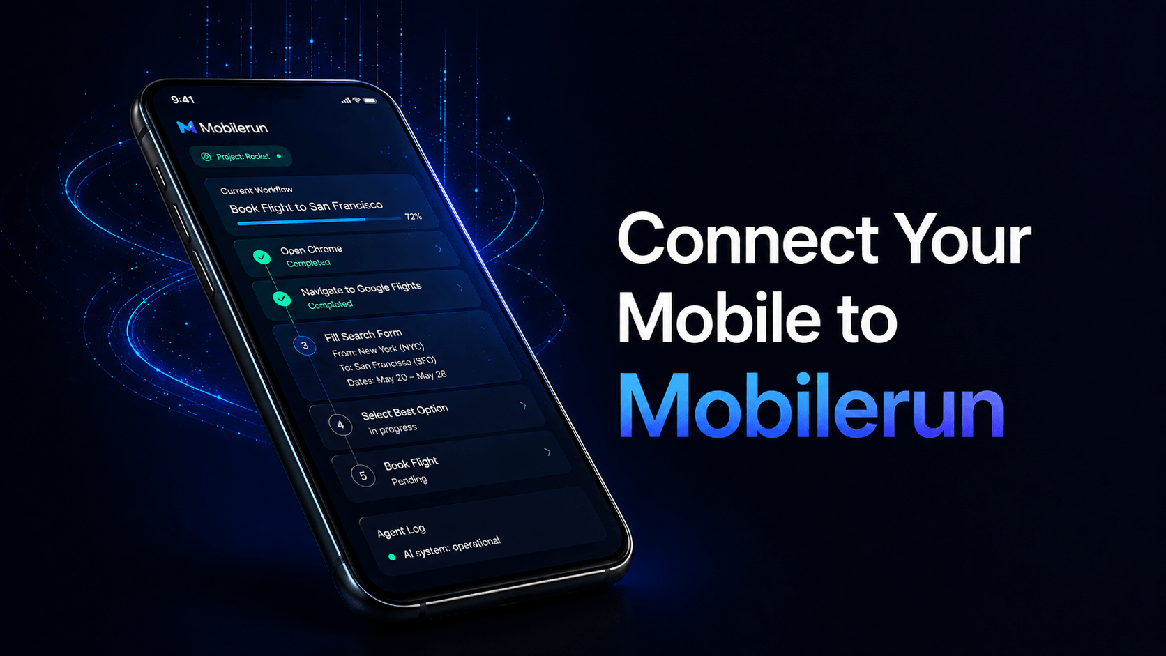 How to connect your mobile device to Mobilerun cloud 